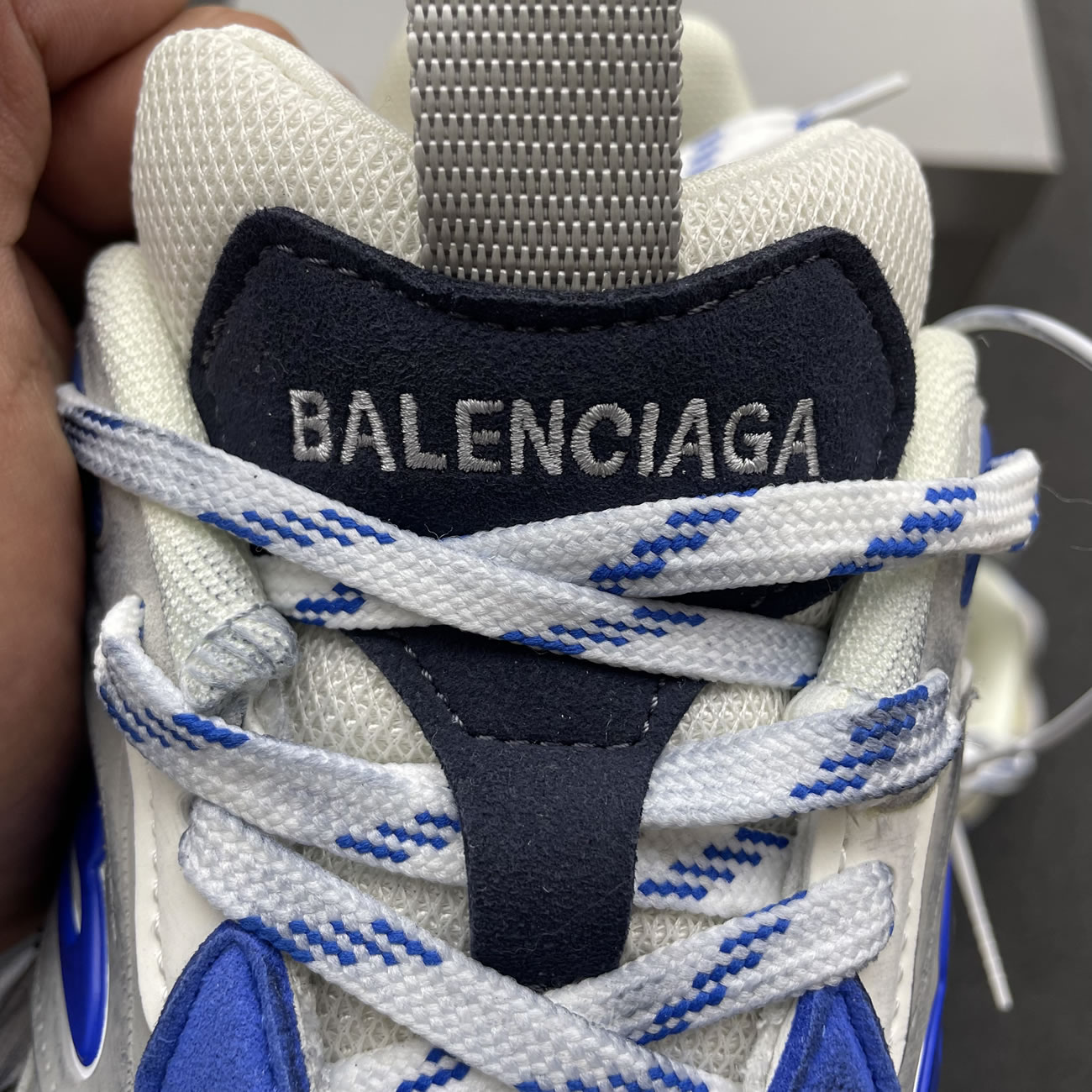 Balenciaga Cargo Sneaker White Grey Blue 784341 W2mv6 0328 (7) - newkick.app